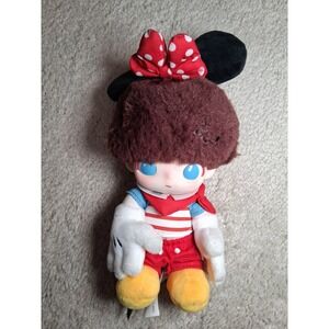 Dimoo World Minnie Mouse Inspired Plush Doll Blue Eyes Red Outfit